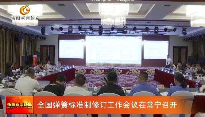 全国弹簧标准制修订工作会议在常宁召开